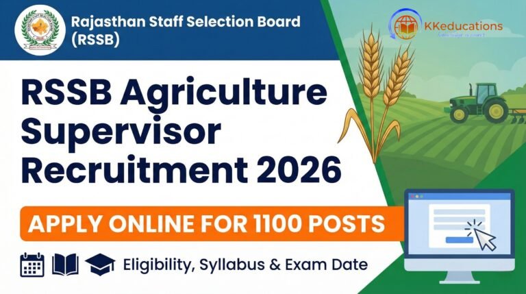 RSSB Agriculture Supervisor Recruitment 2026