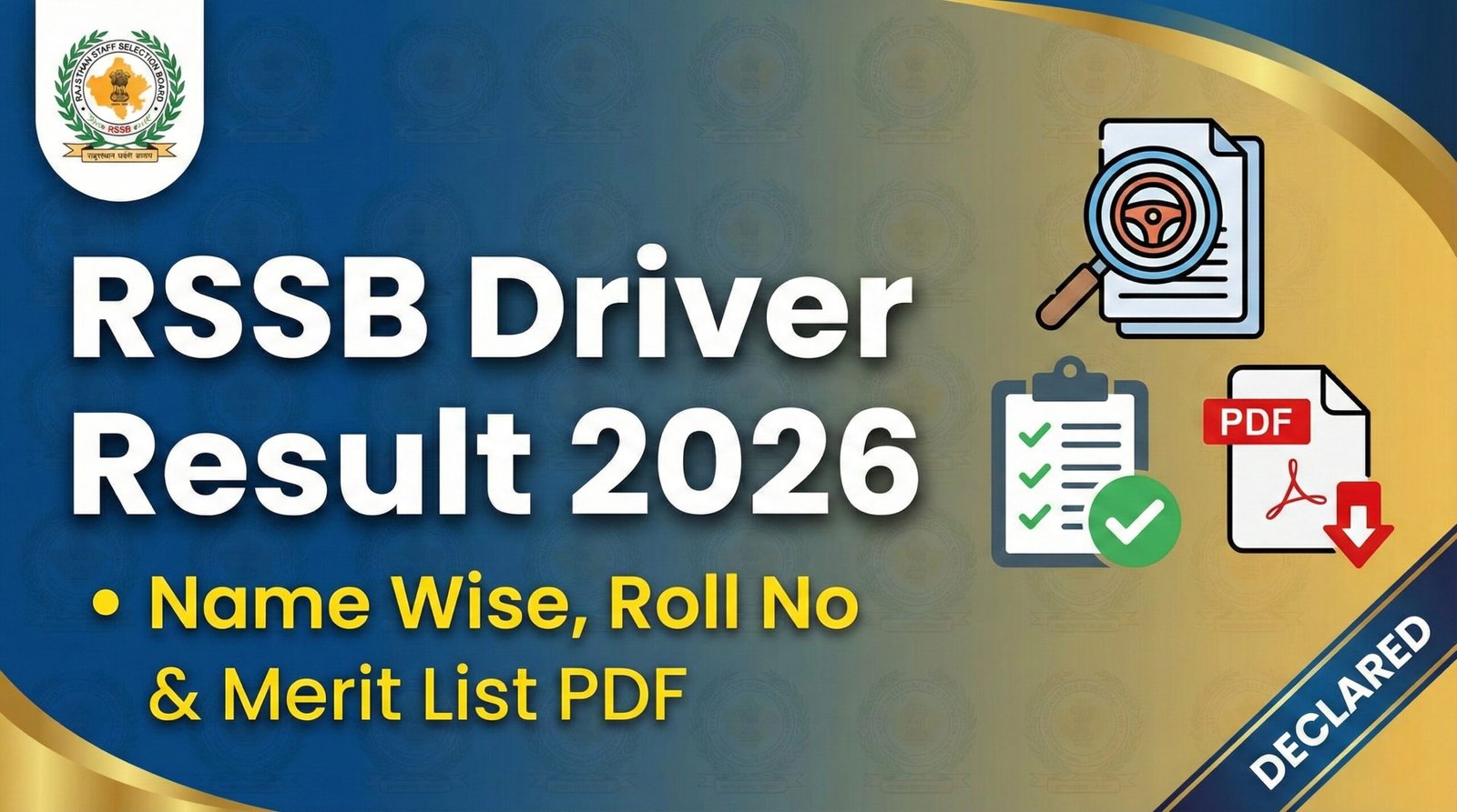 RSSB Driver Result 2026