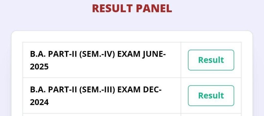 MDSU Ajmer BA 4th Semester Result 2026 Declared: Check Here