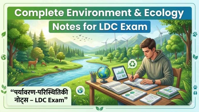 Complete Environment & Ecology Notes for LDC Exam