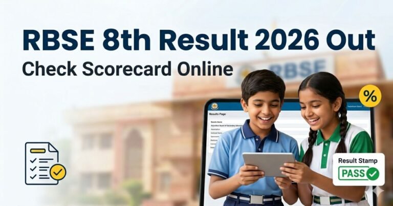 RBSE 8th Result 2026 Out