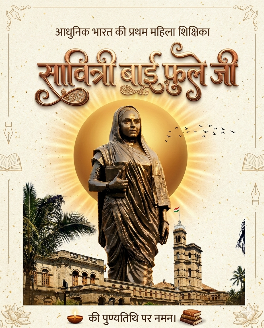 Savitribai Phule Punyatithi 2026: भारत की पहली महिला टीचर की प्रेरणादायक कहानी