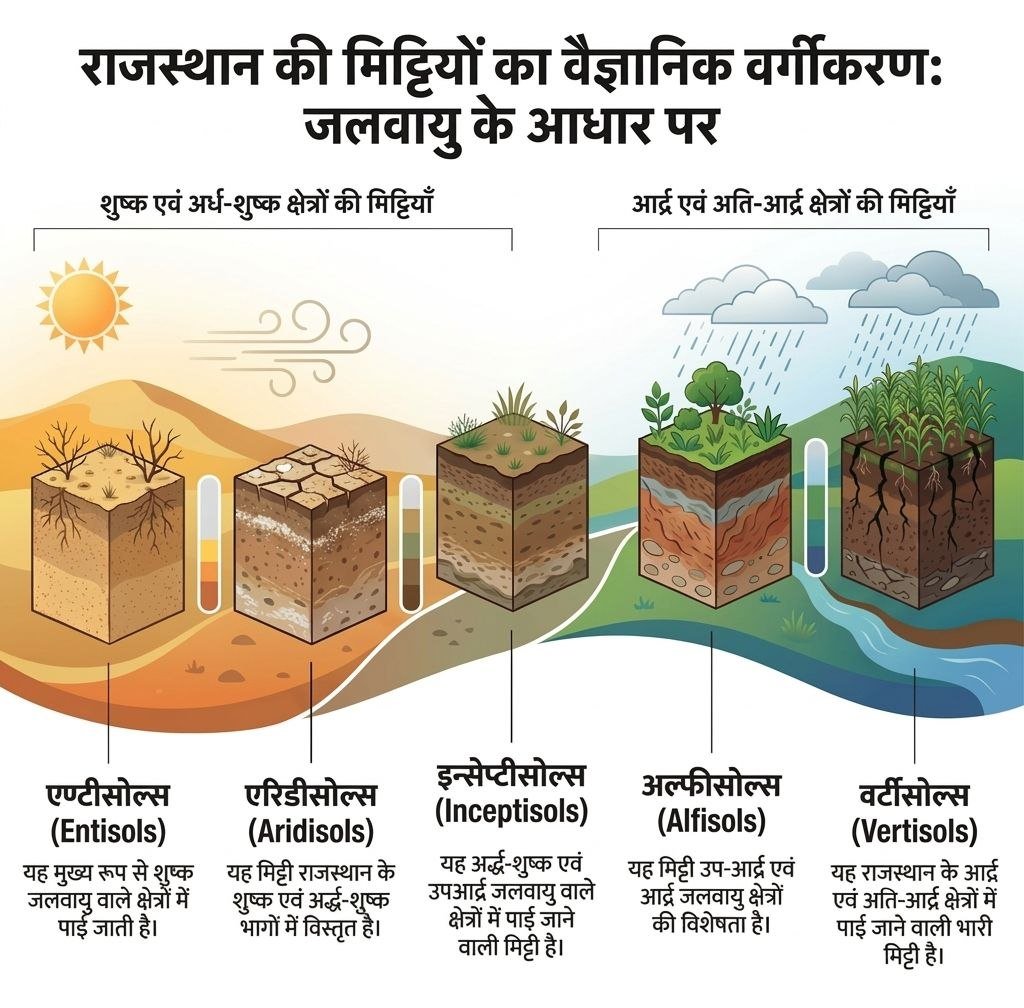 Scientific Classification of Soils in Rajasthan | राजस्थान की मिट्टियाँ